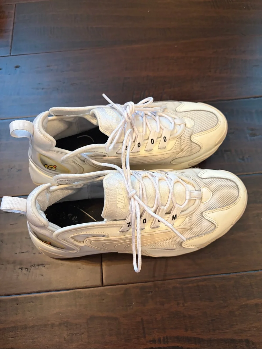 Nike White/Sail Zoom 2K Runner Sneakers athletic activewear sporty shoes neutral